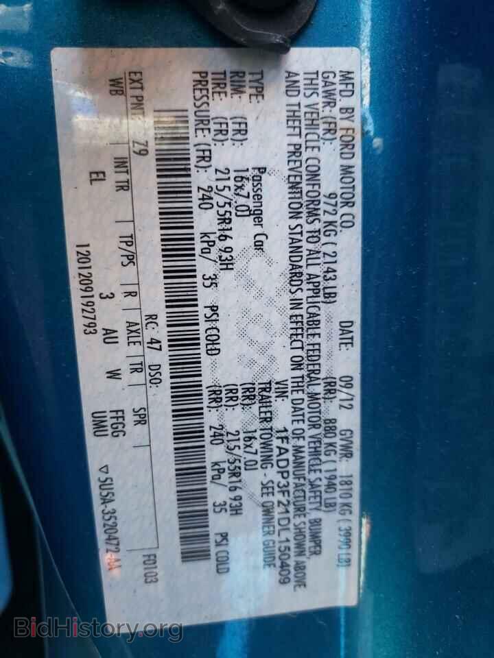 2013 FORD FOCUS - VIN: 1FADP3F21DL150409 - Photo 10