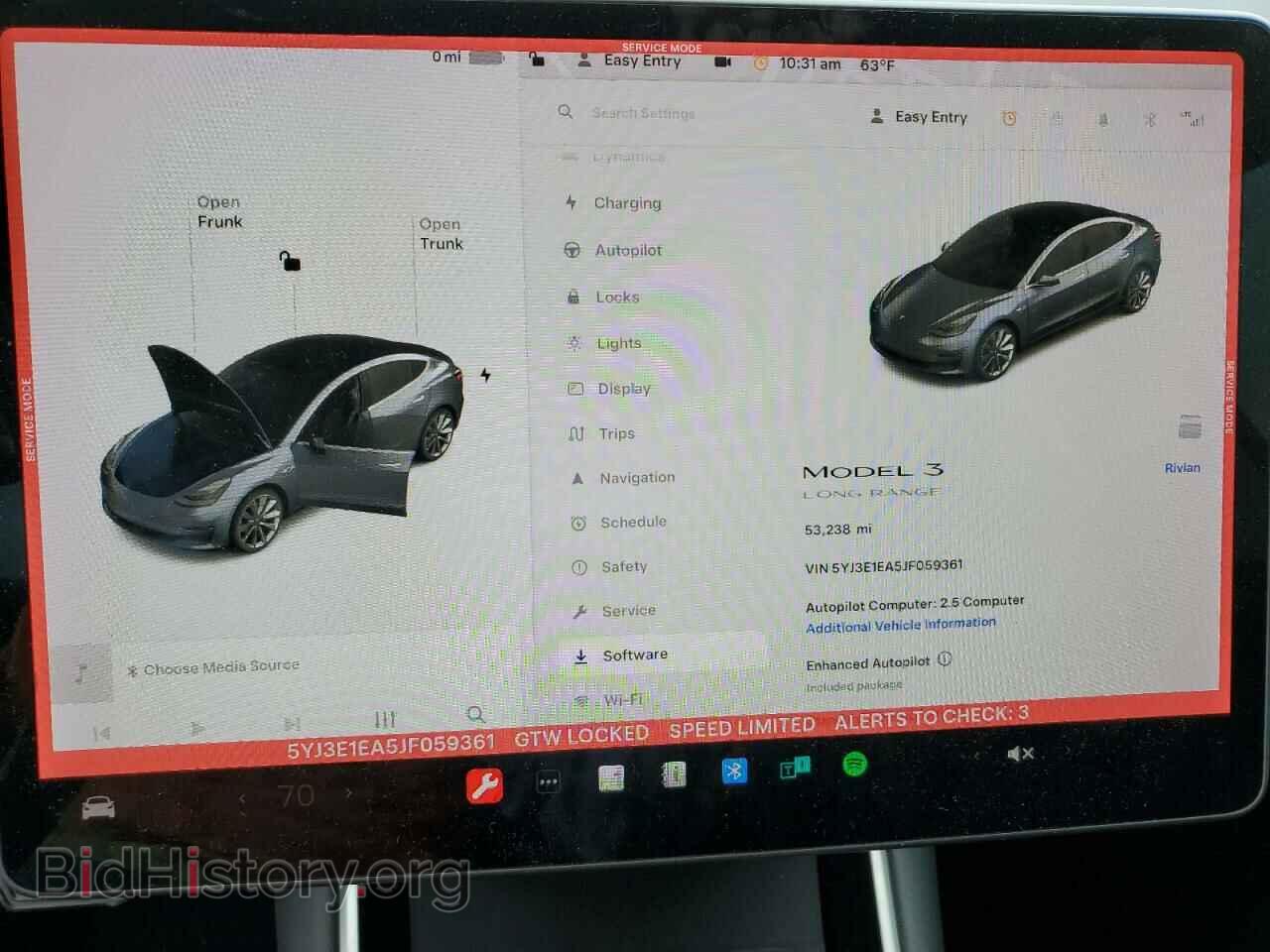 2018 TESLA MODEL 3 - VIN: 5YJ3E1EA5JF059361 - Photo 9