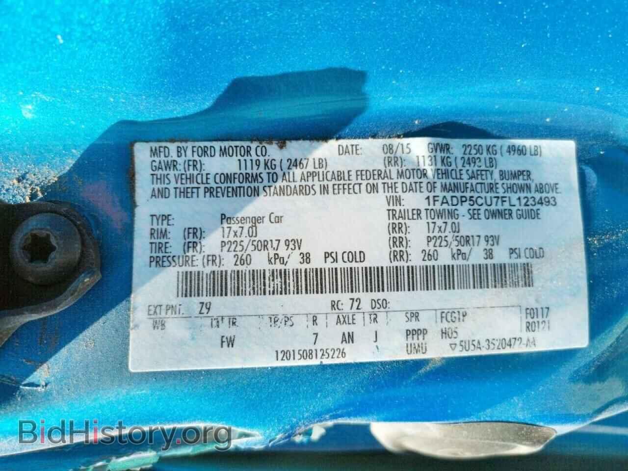 2015 FORD CMAX - VIN: 1FADP5CU7FL123493 - Фото 10