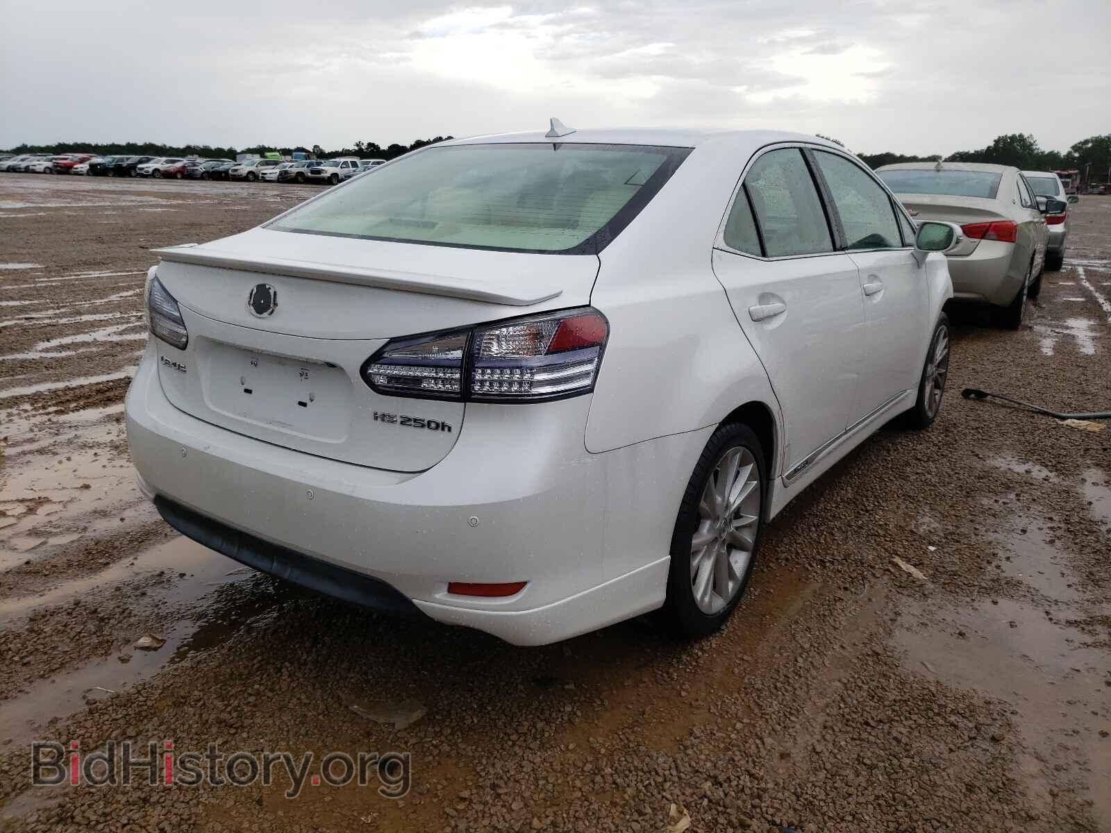 2010 LEXUS HS - VIN: JTHBB1BA6A2006680 - Фото 4