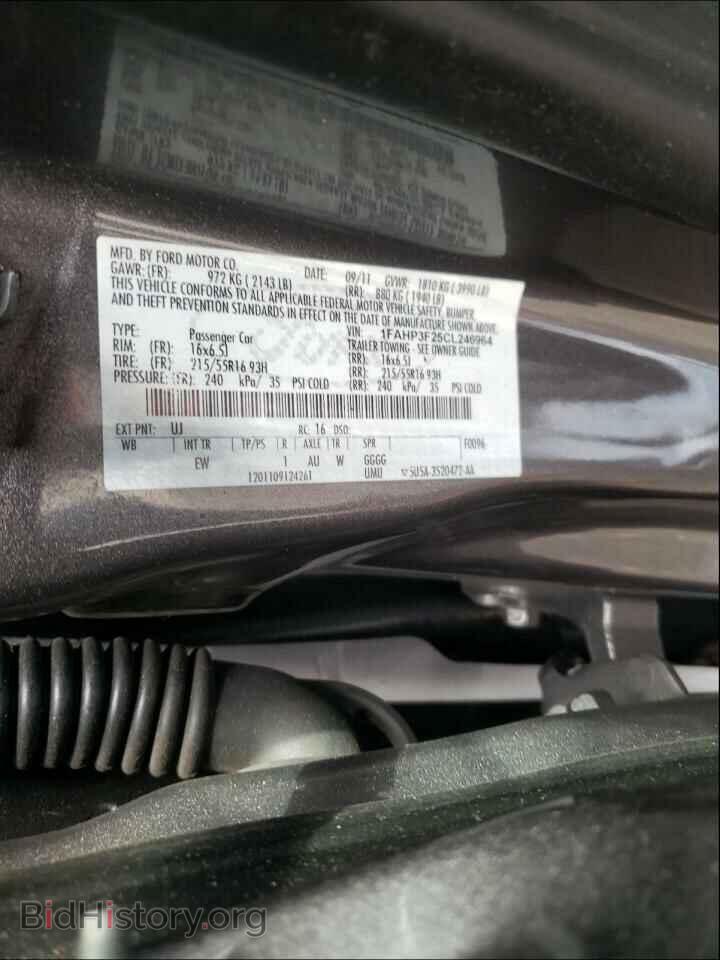 2012 FORD FOCUS - VIN: 1FAHP3F25CL246964 - Фото 10