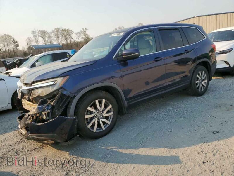 2019 Honda PILOT EX (VIN 5FNYF5H37KB009263) — фото 1 из 15, Copart, повреждение: передняя часть