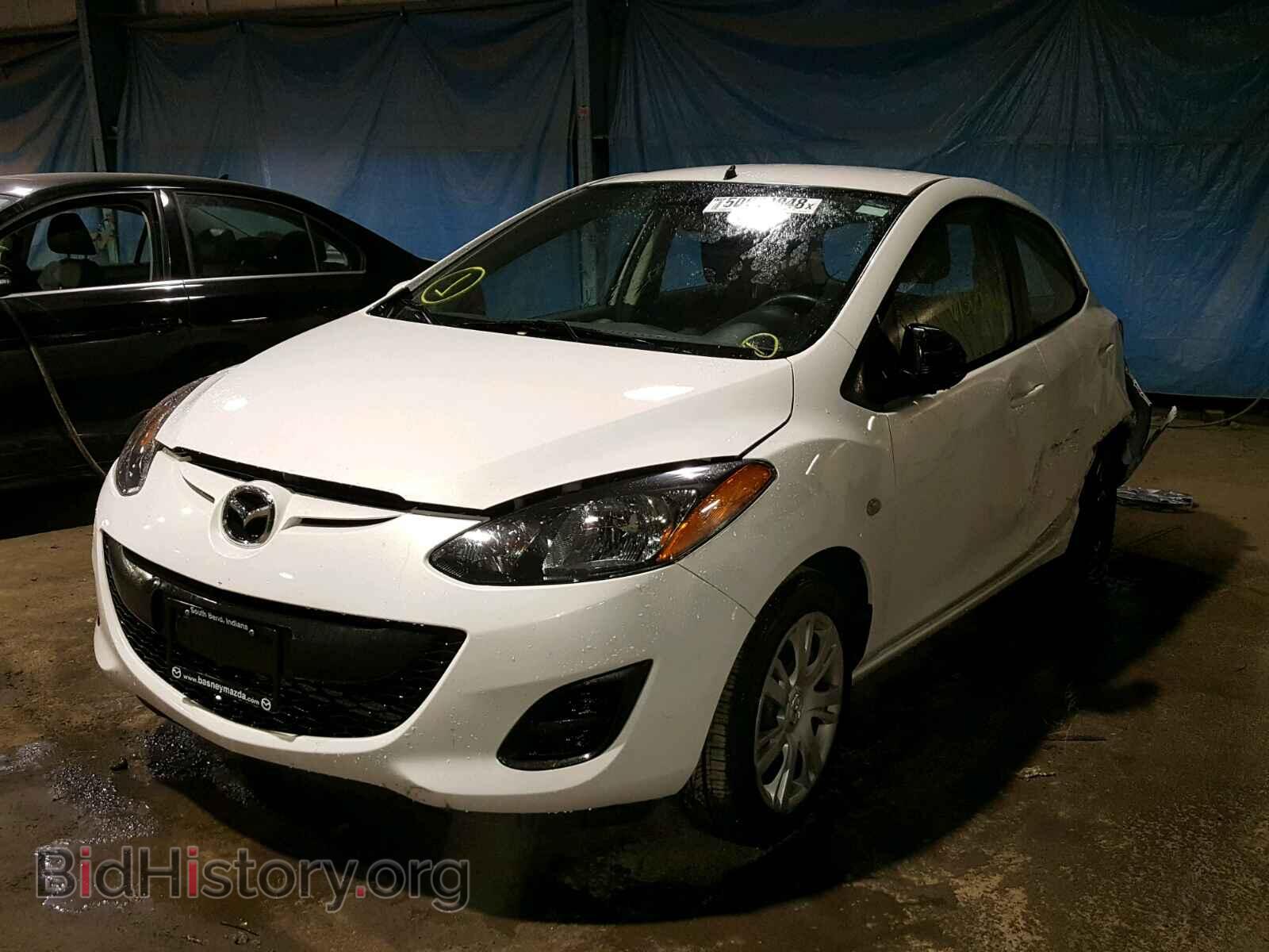 2014 MAZDA 2 - VIN: JM1DE1KZ2E0183848 - Фото 2