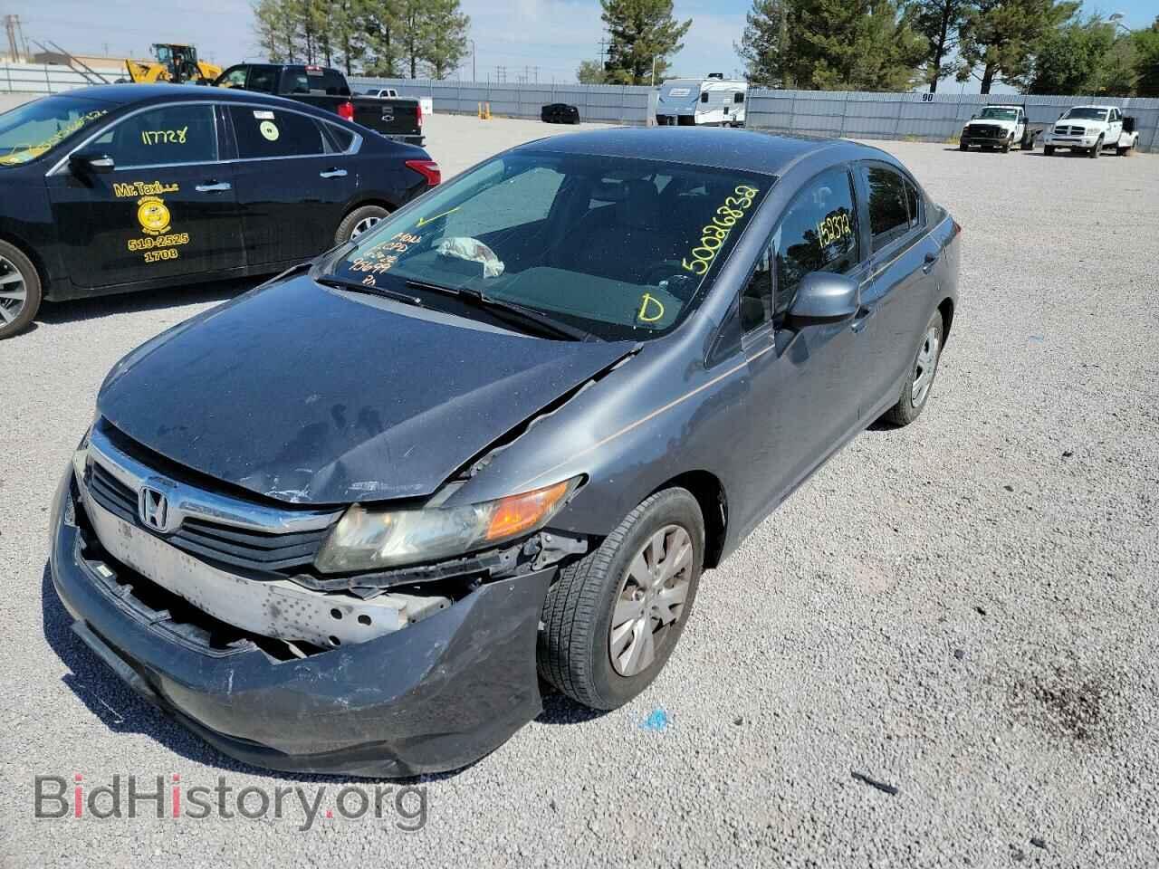 2012 HONDA CIVIC - VIN: 19XFB2F56CE009882 - Фото 2