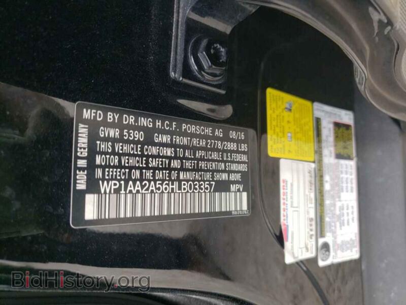 2017 Porsche MACAN (VIN WP1AA2A56HLB03357) — фото 10 из 10