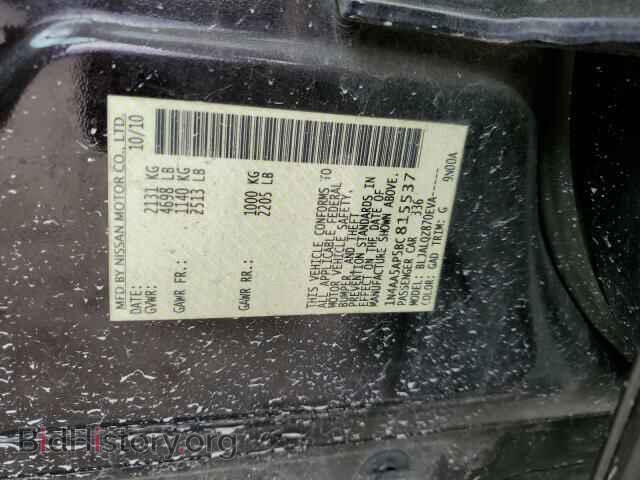 2011 NISSAN MAXIMA - VIN: 1N4AA5AP5BC815537 - Фото 12