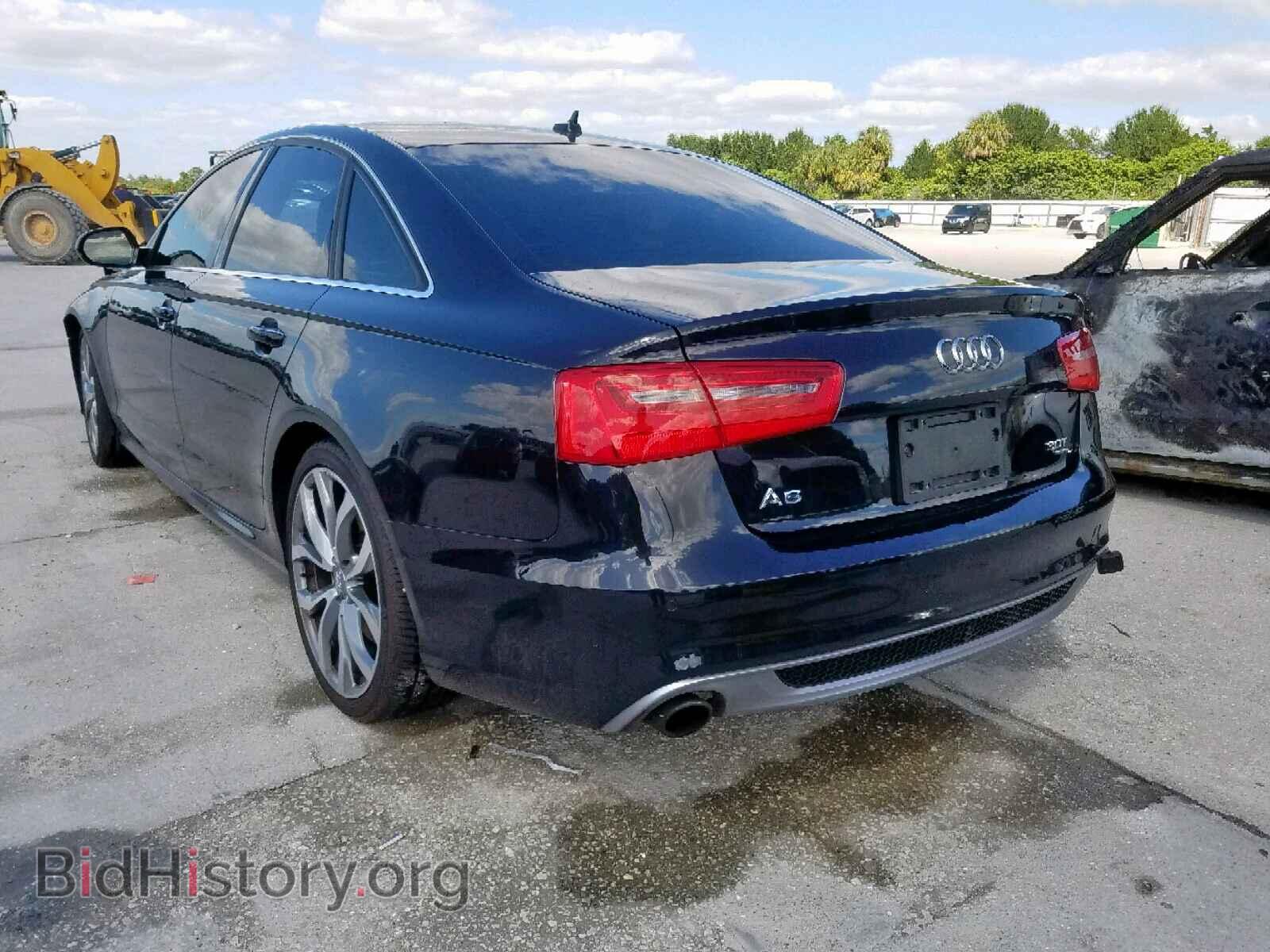 2013 AUDI A6 - VIN: WAUHGAFC1DN151652 - Фото 2