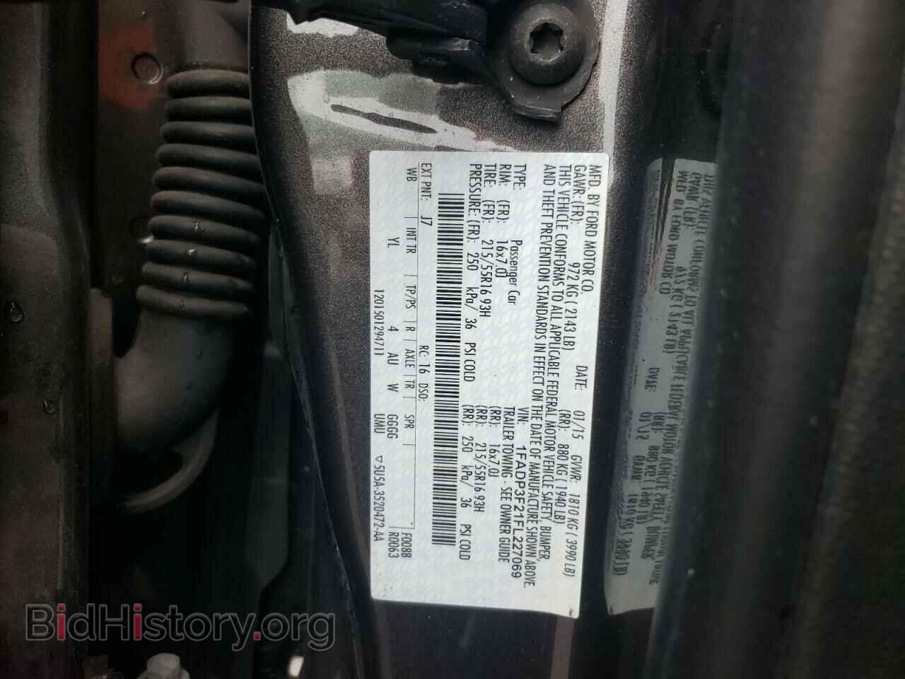 2015 FORD FOCUS - VIN: 1FADP3F21FL227069 - Photo 10