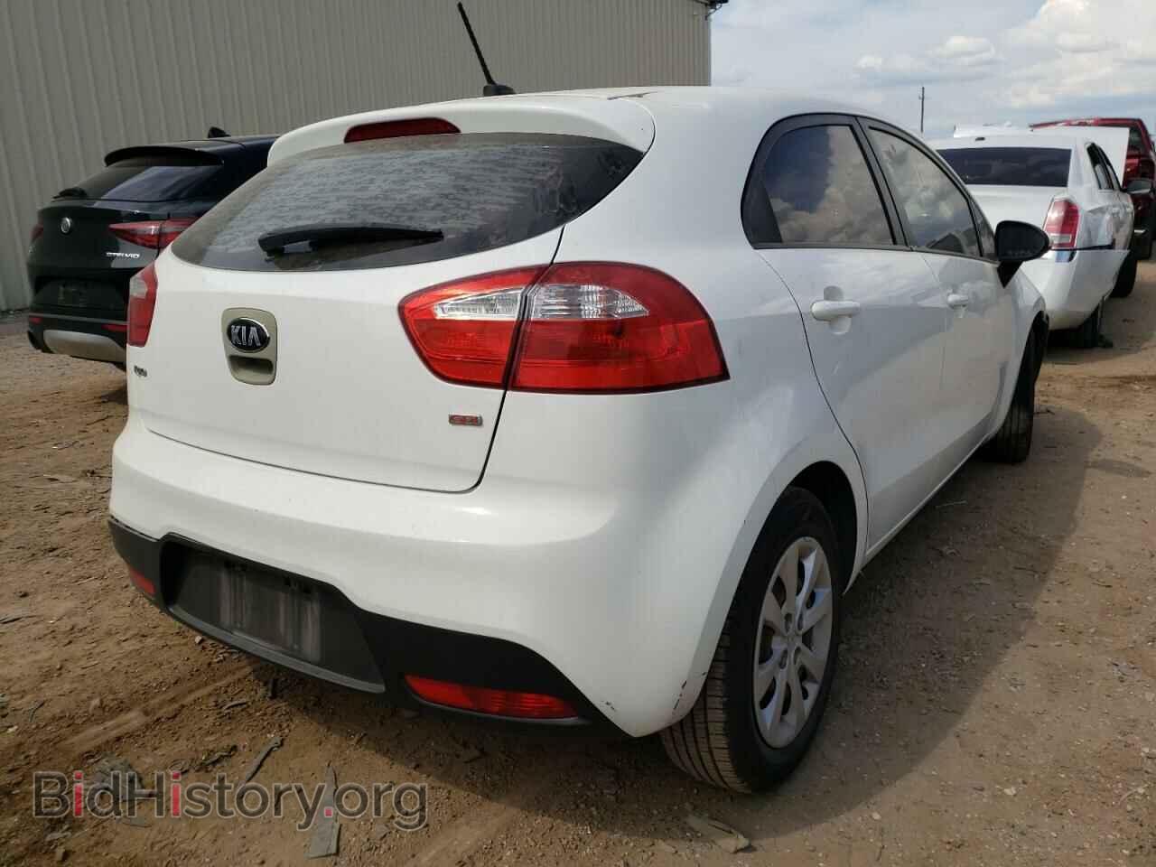 2013 KIA RIO - VIN: KNADM5A37D6293391 - Фото 4