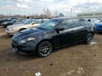 2016 Dodge DART SXT, black — VIN 1C3CDFBB5GD750360, Copart