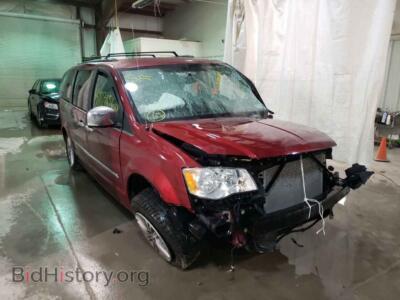 2014 Chrysler MINIVAN Town & COU, красный — VIN 2C4RC1CG3ER147973, Copart