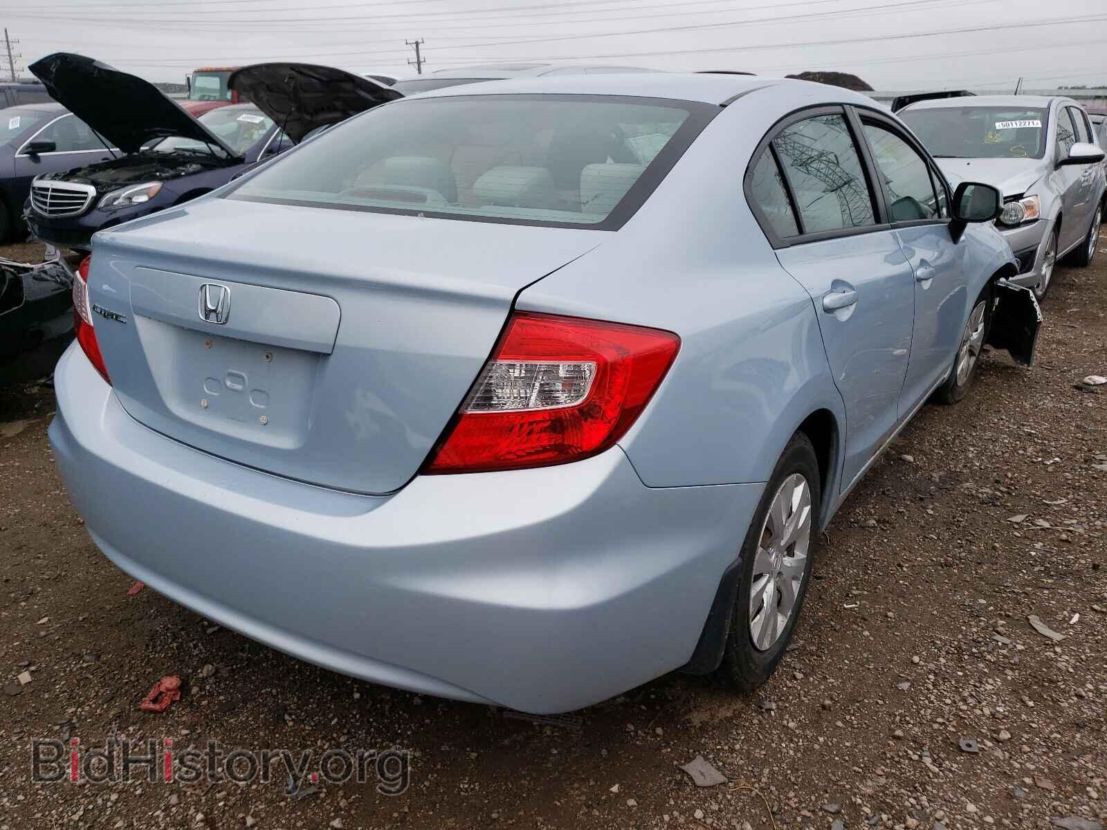 2012 HONDA CIVIC - VIN: 2HGFB2F55CH522238 - Фото 4