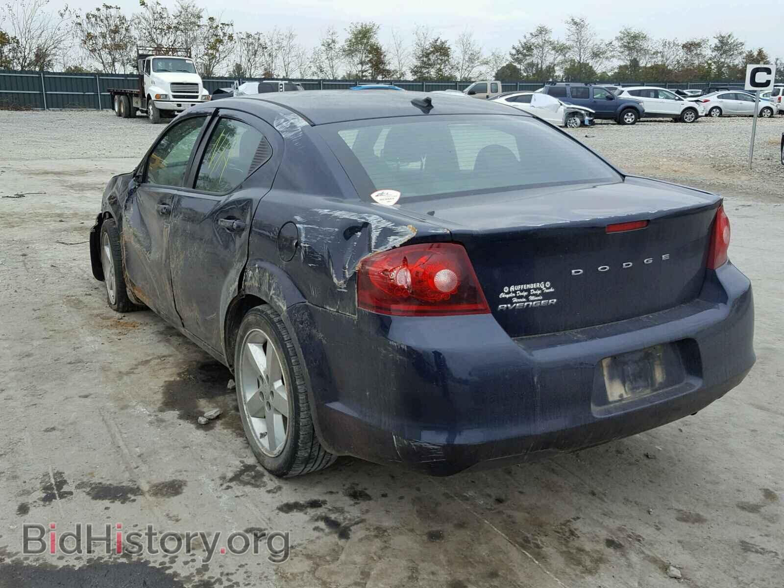 2013 DODGE AVENGER - VIN: 1C3CDZAB1DN687850 - Фото 3