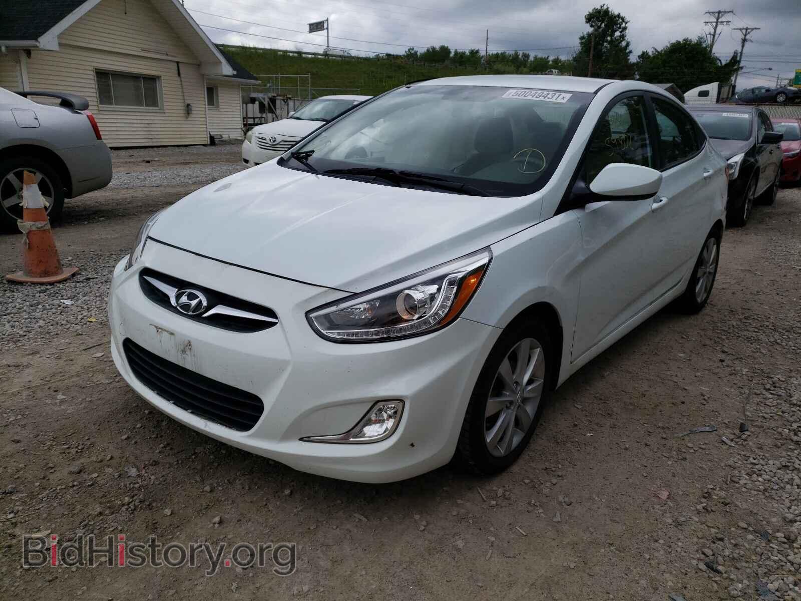 2014 HYUNDAI ACCENT - VIN: KMHCU4AE5EU752629 - Фото 2