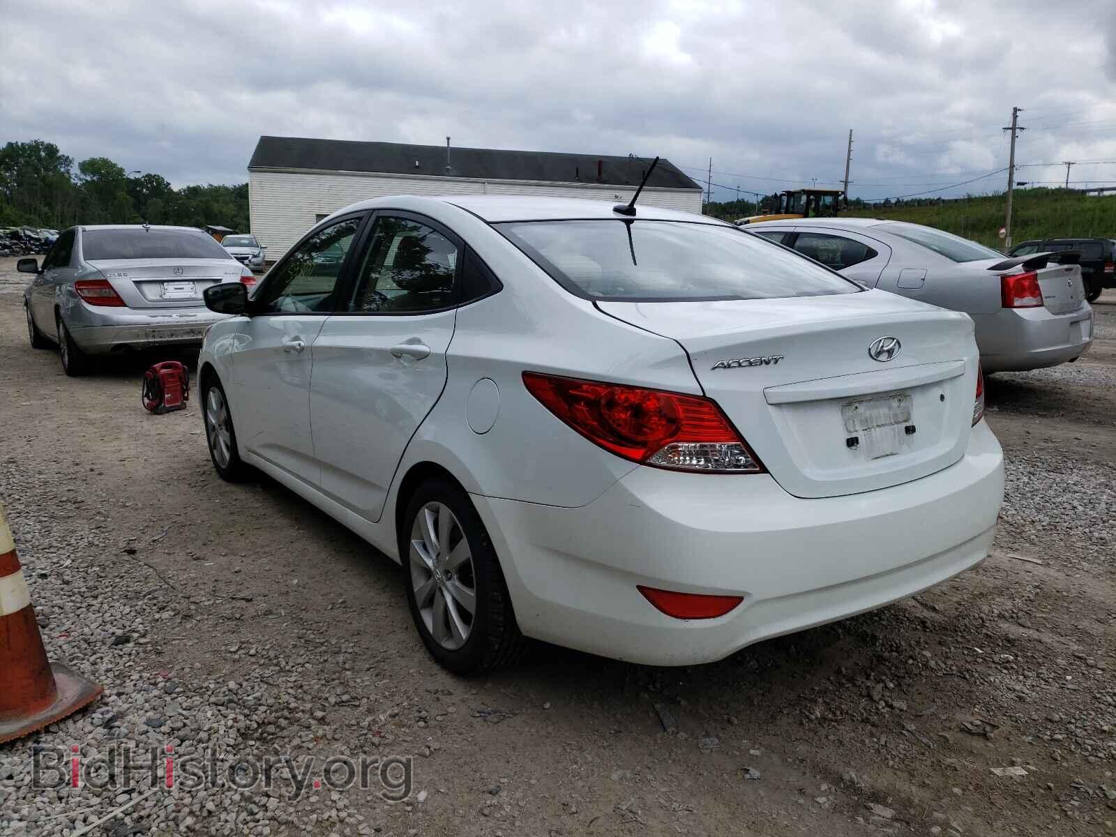 2014 HYUNDAI ACCENT - VIN: KMHCU4AE5EU752629 - Фото 3
