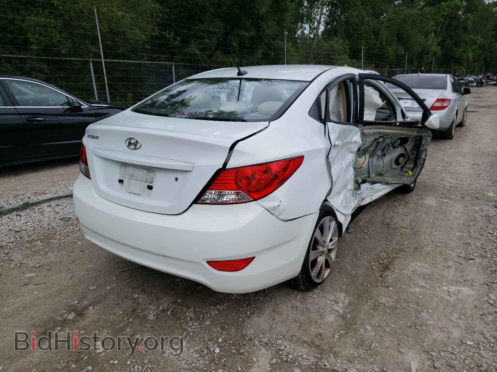2014 HYUNDAI ACCENT - VIN: KMHCU4AE5EU752629 - Фото 4