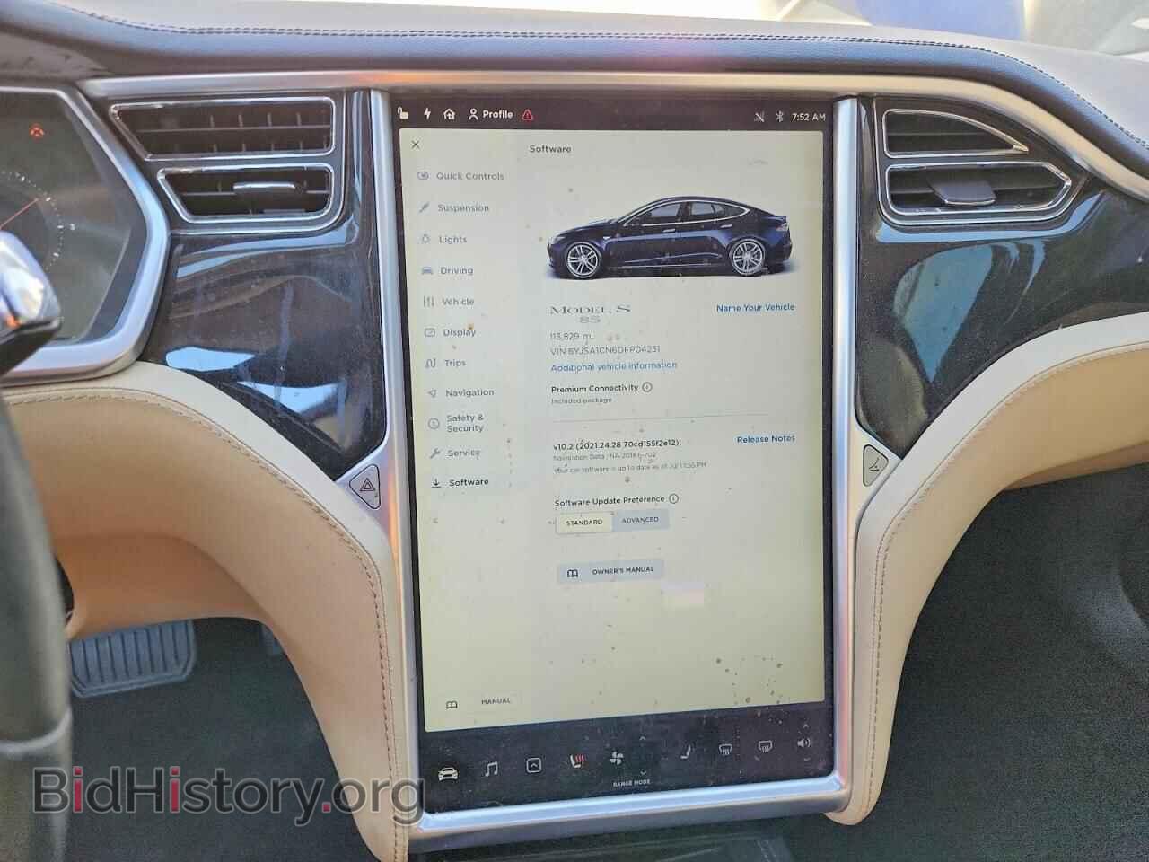 2013 TESLA MODEL S - VIN: 5YJSA1CN6DFP04231 - Фото 9
