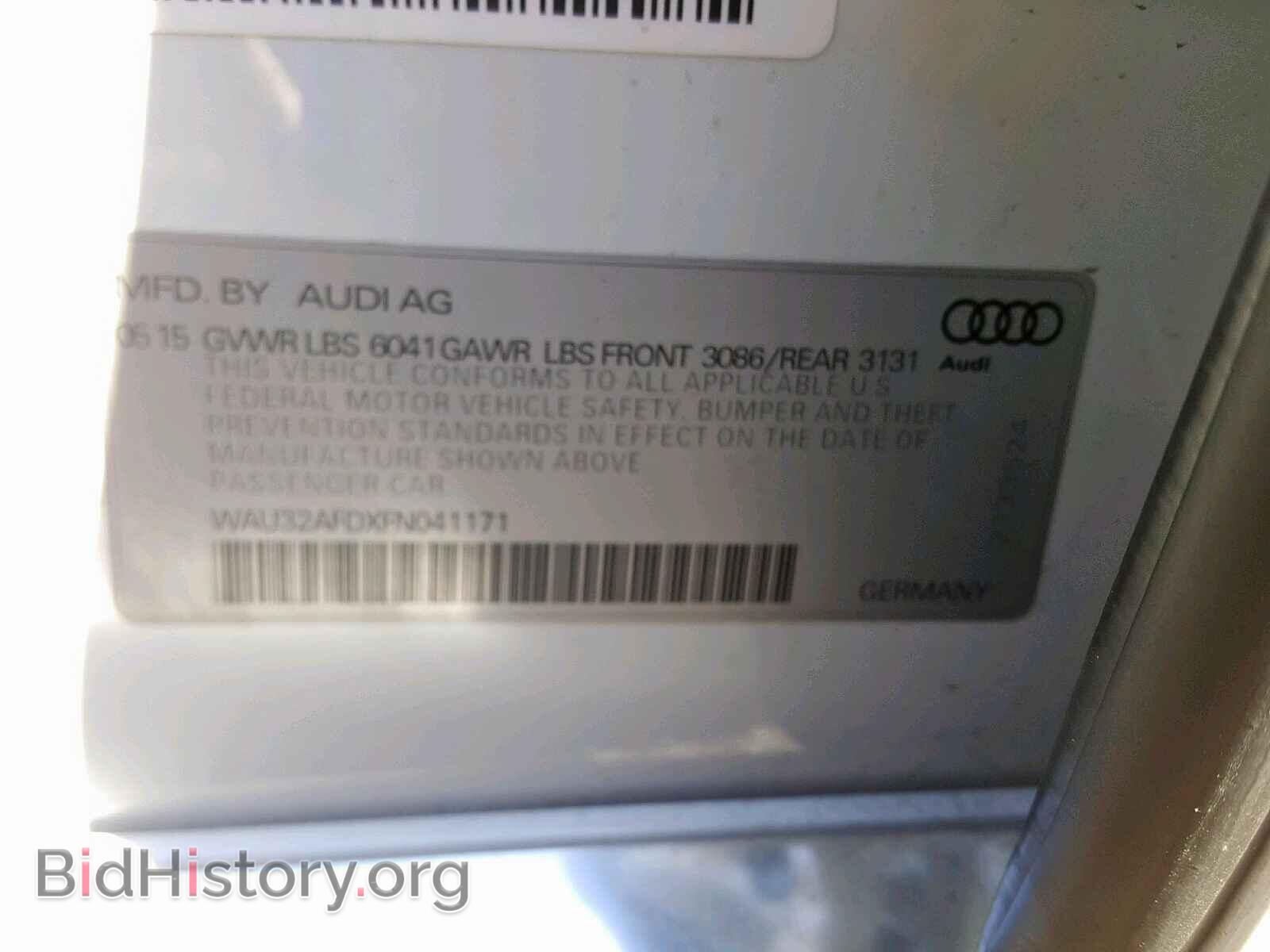 2015 AUDI A8 - VIN: WAU32AFDXFN041171 - Фото 10
