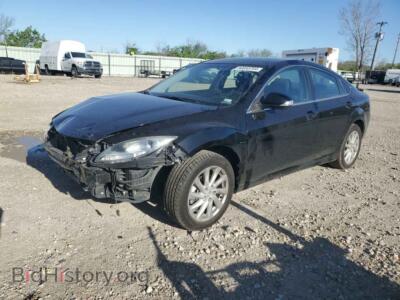 2012 Mazda 6 I, black — VIN 1YVHZ8EH3C5M13201, Copart