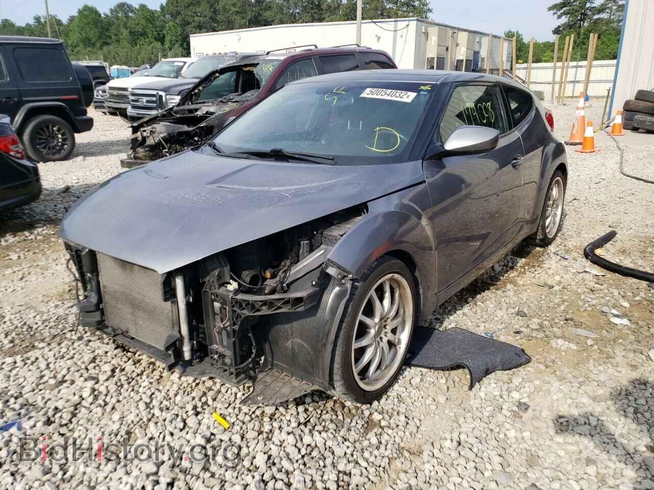 2012 HYUNDAI VELOSTER - VIN: KMHTC6AD6CU071348 - Фото 2
