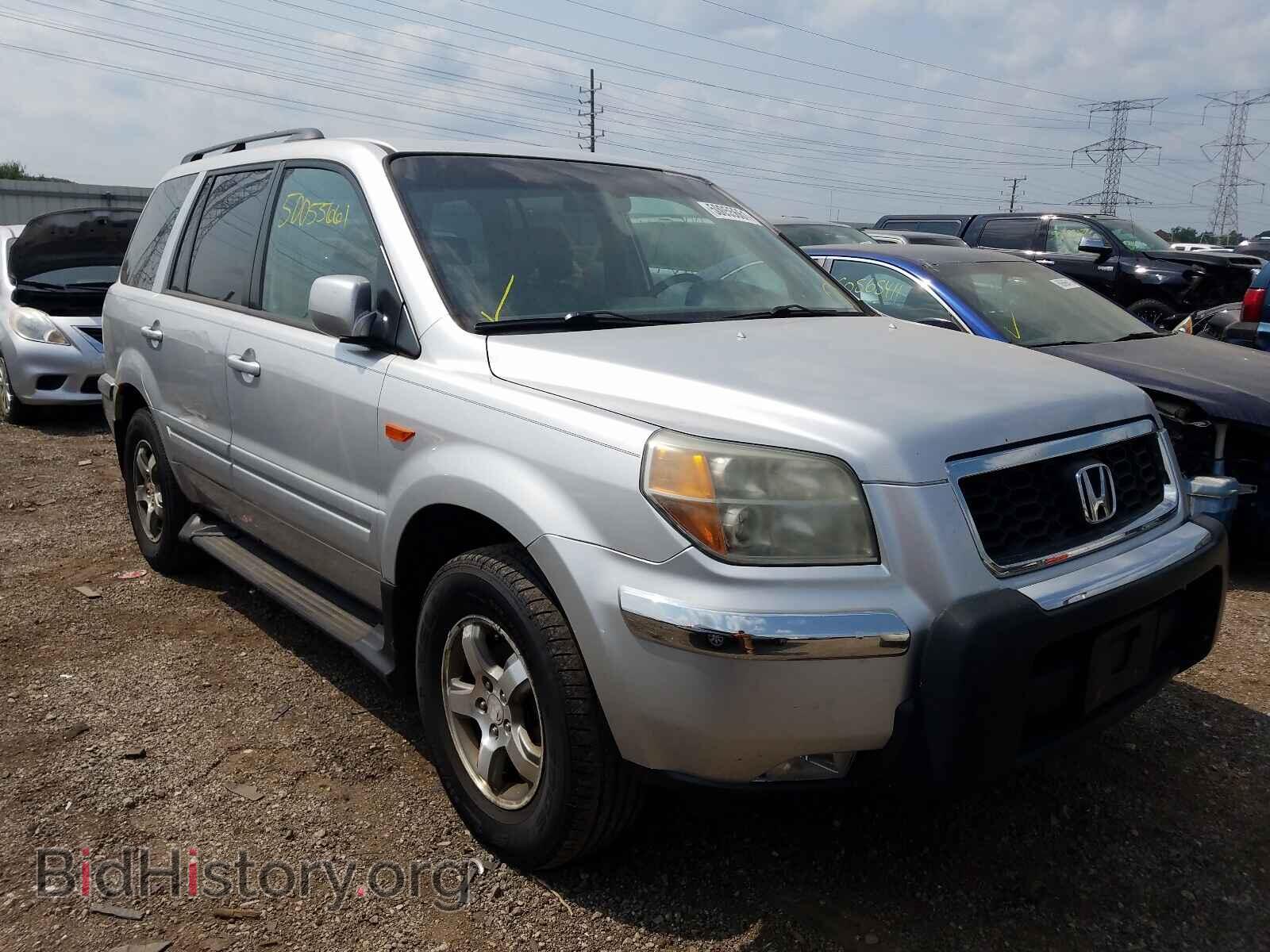 Photo 5FNYF18736B016938 - HONDA PILOT 2006