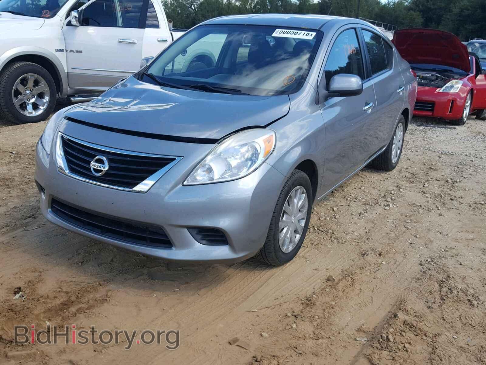 2012 NISSAN VERSA - VIN: 3N1CN7AP9CL841702 - Фото 2