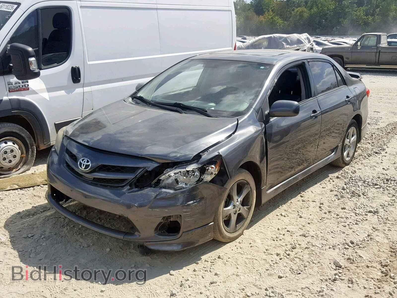2011 TOYOTA COROLLA BA - VIN: 2T1BU4EE7BC683848 - Фото 2