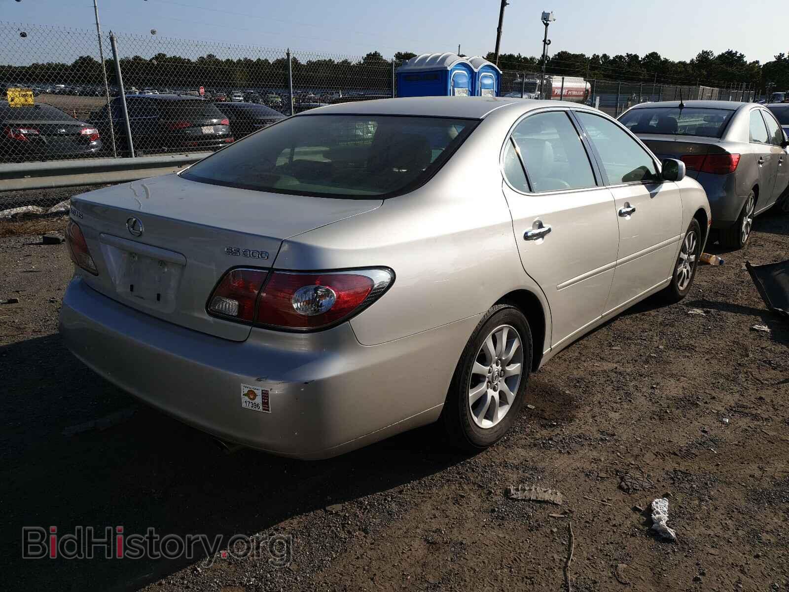 2003 LEXUS ES300 - VIN: JTHBF30G436014697 - Фото 4