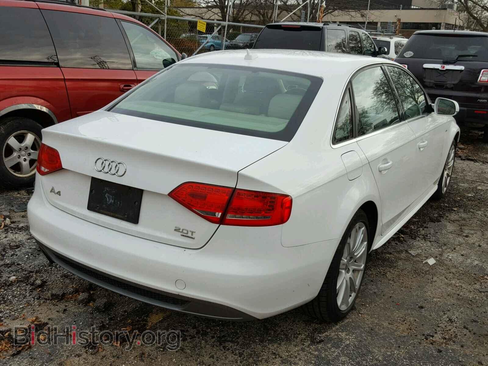 2012 AUDI A4 - VIN: WAUFFAFLXCA062422 - Photo 4