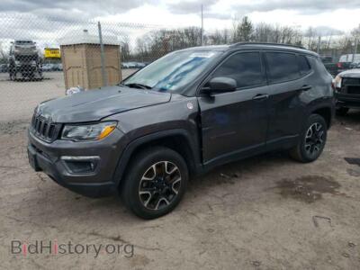 2020 Jeep COMPASS TRAILHAWK, gray — VIN 3C4NJDDB1LT208675, Copart