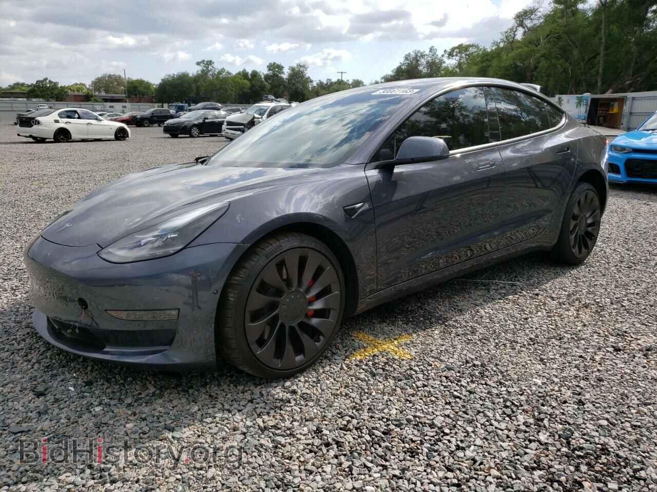 Photo 5YJ3E1EC2MF061865 - TESLA MODEL 3 2021
