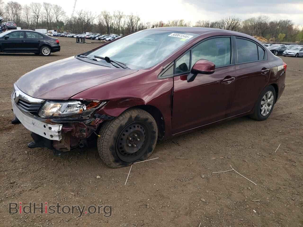 Фотография 2HGFB2F55CH553733 - HONDA CIVIC 2012