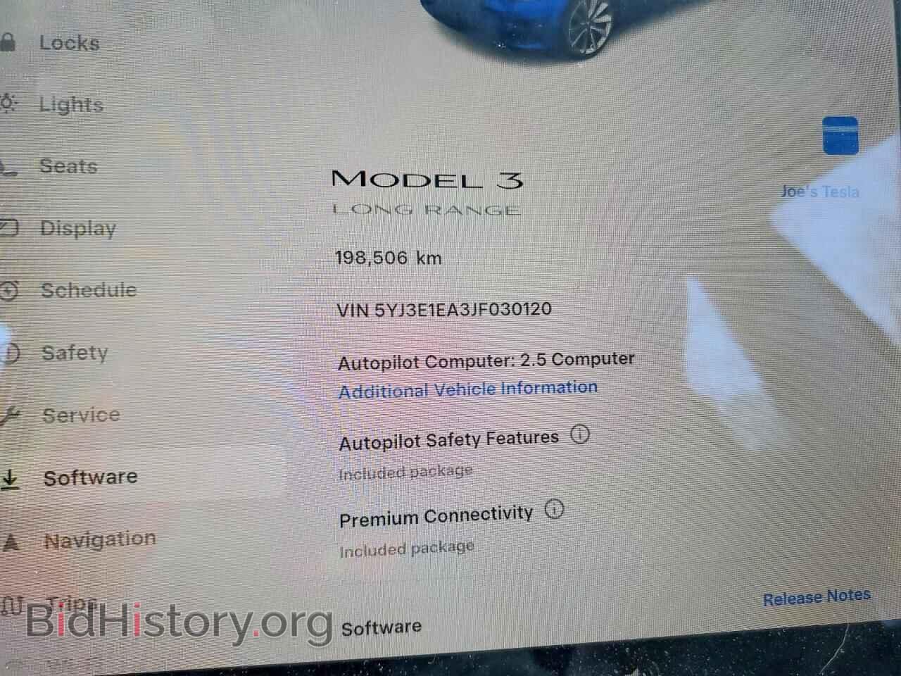 2018 TESLA MODEL 3 - VIN: 5YJ3E1EA3JF030120 - Photo 9