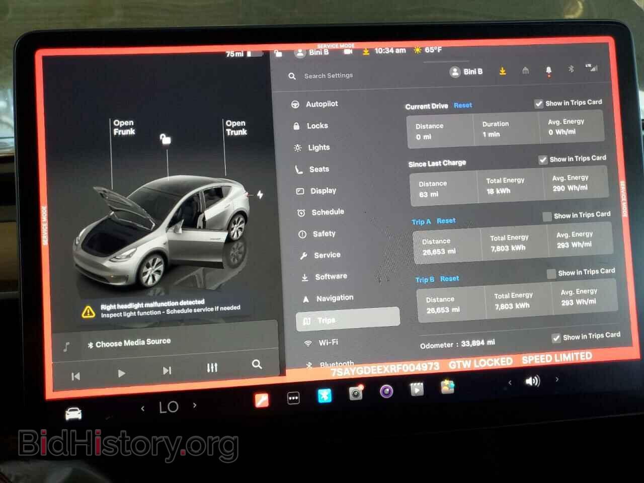 2024 TESLA MODEL Y - VIN: 7SAYGDEEXRF004973 - Photo 9