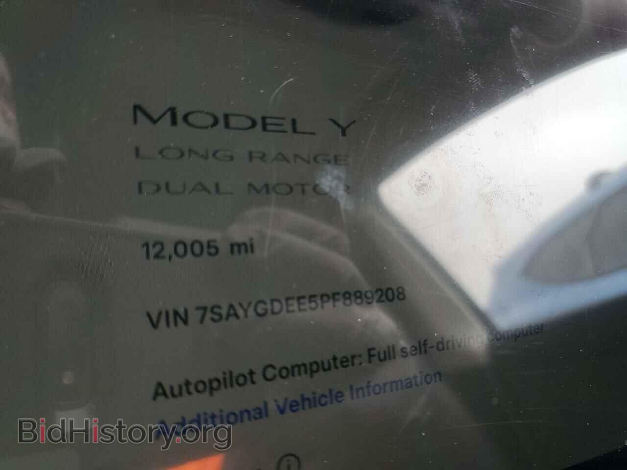 2023 TESLA MODEL Y - VIN: 7SAYGDEE5PF889208 - Photo 9