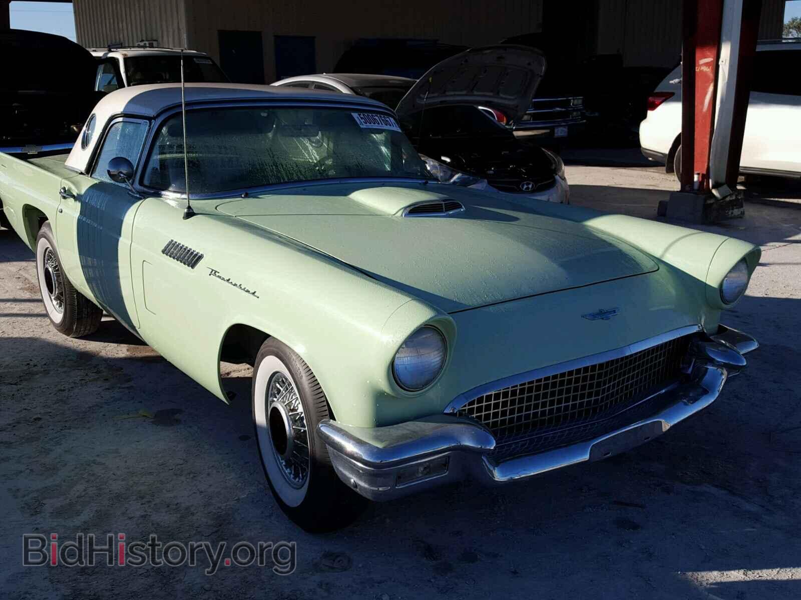 Фотография E7FH289330 - FORD TBIRD 1957