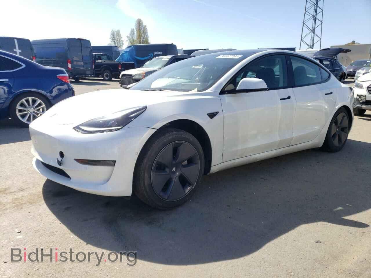 Photo 5YJ3E1EB7NF199331 - TESLA MODEL 3 2022
