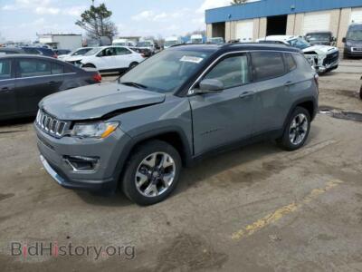 2020 Jeep COMPASS LIMITED, gray — VIN 3C4NJDCB3LT216231, Copart