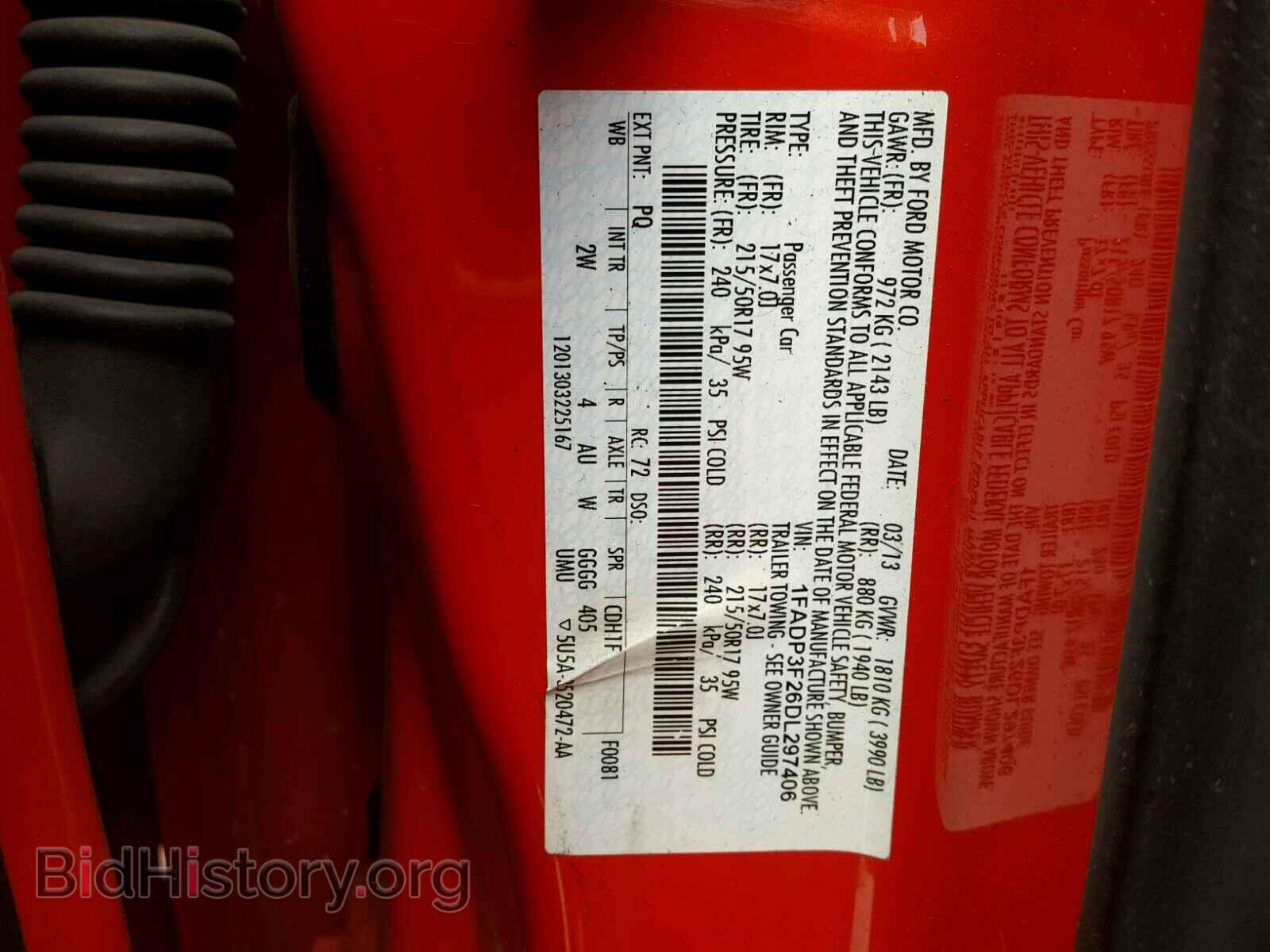 2013 FORD FOCUS - VIN: 1FADP3F26DL297406 - Photo 10