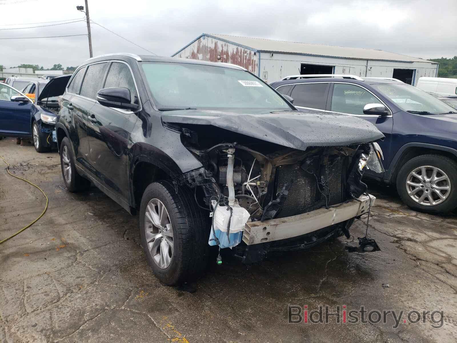 Photo 5TDKKRFH6ES006099 - TOYOTA HIGHLANDER 2014