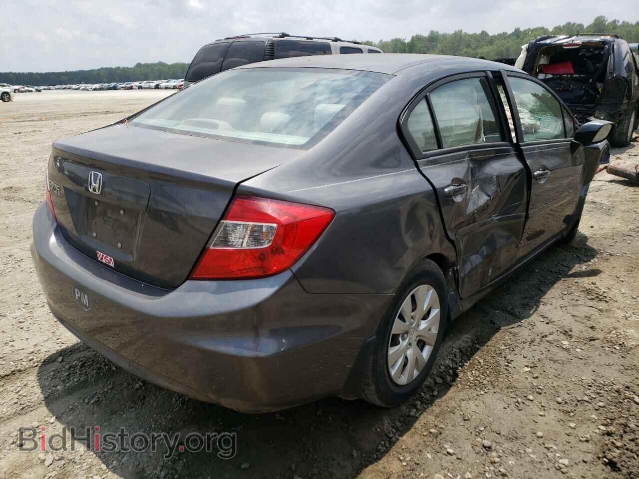 2012 HONDA CIVIC - VIN: 2HGFB2F51CH581660 - Фото 4