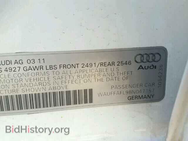 2011 AUDI A4 - VIN: WAUFFAFL9BN047157 - Photo 10