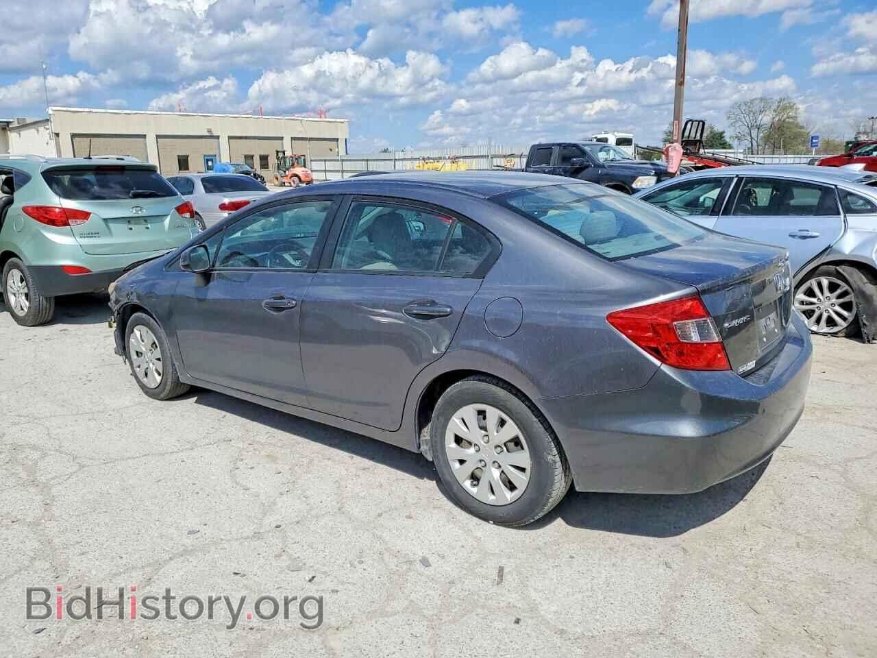 2012 HONDA CIVIC - VIN: 2HGFB2F55CH309970 - Фото 2