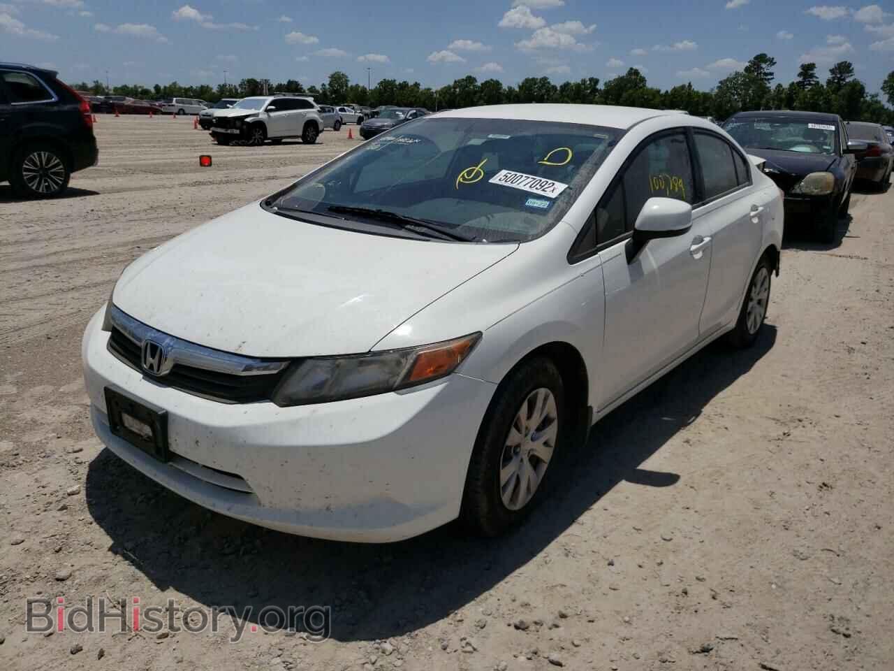 2012 HONDA CIVIC - VIN: 2HGFB2F58CH598827 - Фото 2