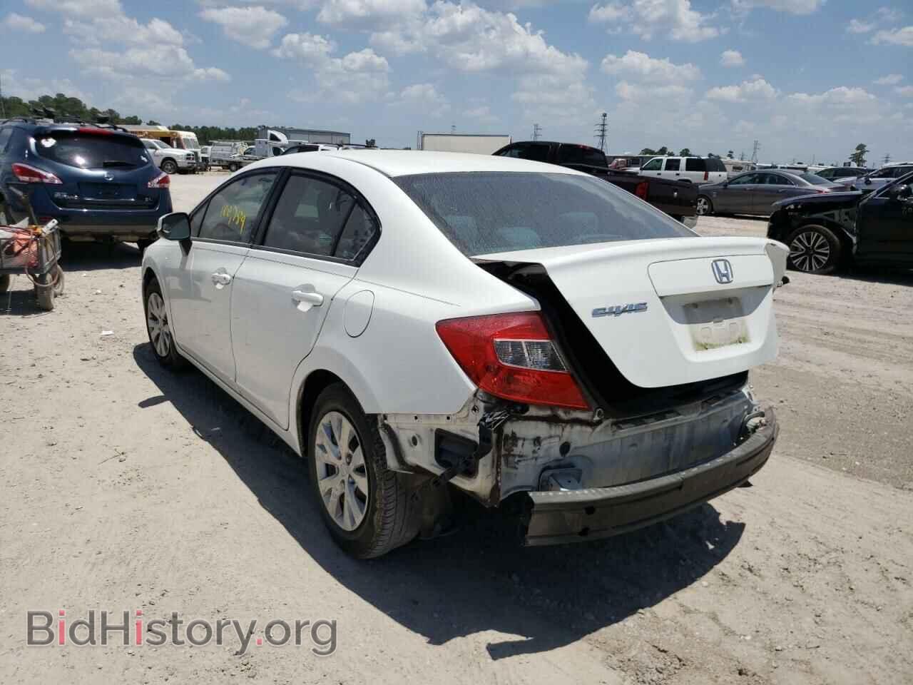 2012 HONDA CIVIC - VIN: 2HGFB2F58CH598827 - Фото 3
