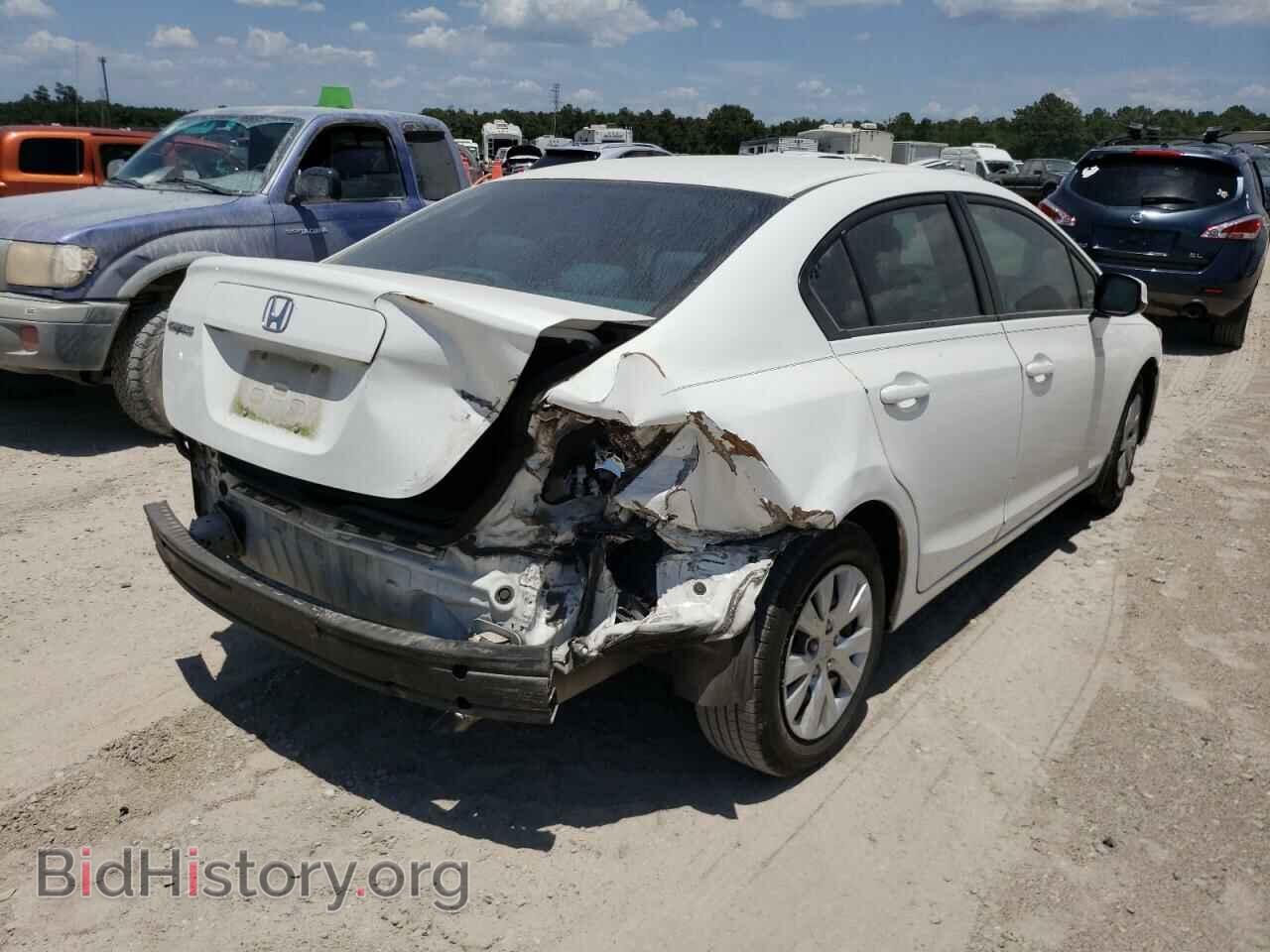 2012 HONDA CIVIC - VIN: 2HGFB2F58CH598827 - Фото 4