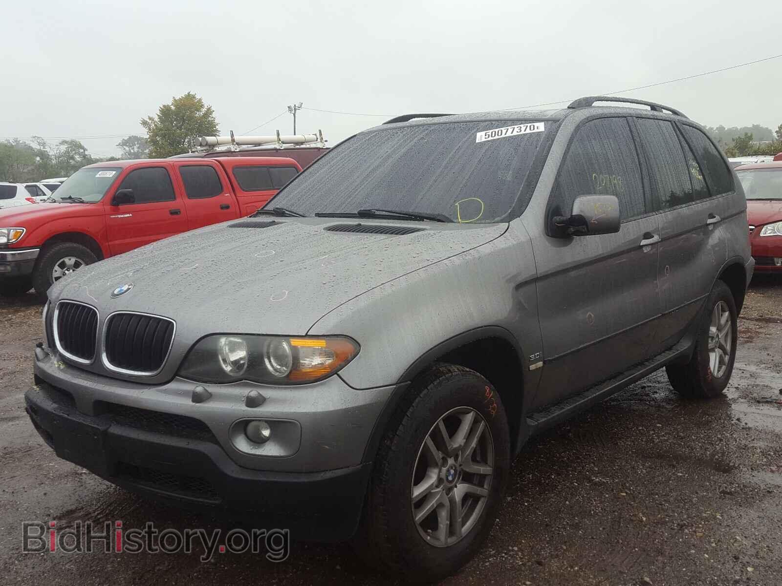 2005 BMW X5 - VIN: 5UXFA13585LY02014 - Фото 2