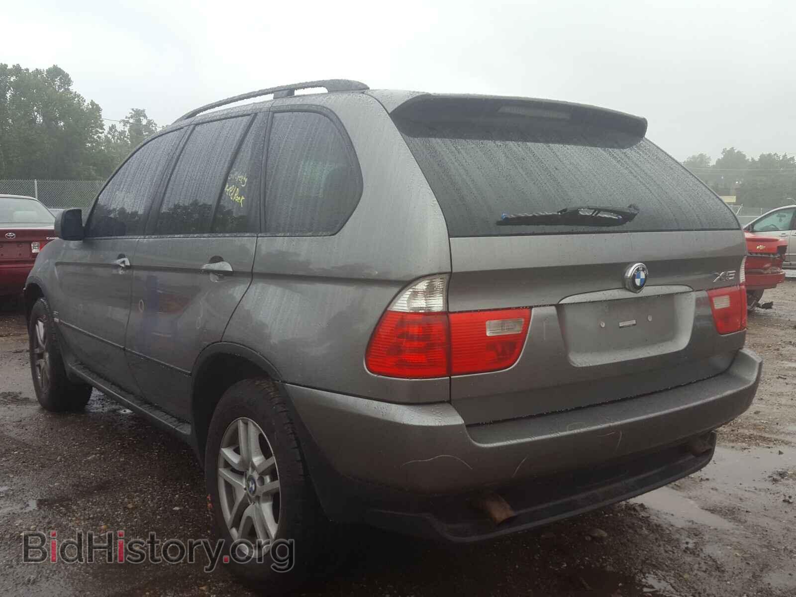 2005 BMW X5 - VIN: 5UXFA13585LY02014 - Фото 3