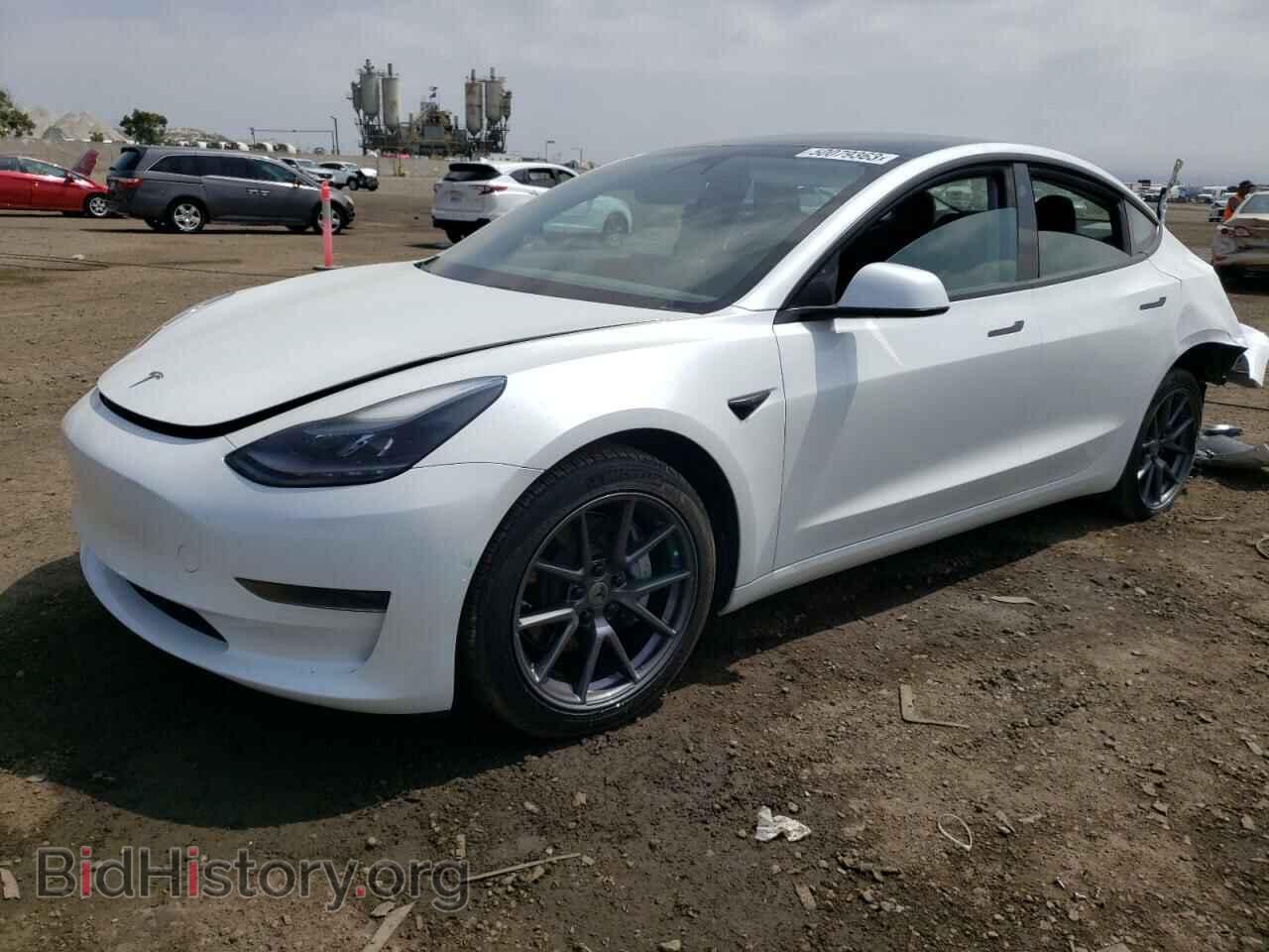 Photo 5YJ3E1EA4MF874459 - TESLA MODEL 3 2021