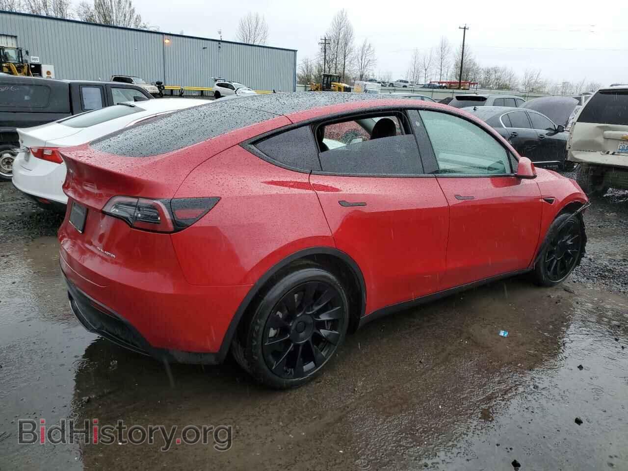 2022 TESLA MODEL Y - VIN: 7SAYGDEE2NF480547 - Фото 3
